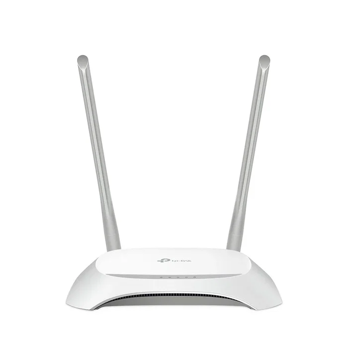 TP-Link TL-WR850N Router Inalámbrico Wi-Fi 4 300 Mbps Banda Única 2.4 GHz con 4 Puertos LAN Ethernet Rápido, Color Gris y Blanco