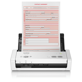 Brother ADS-1200 Escáner con Alimentador Automático de Documentos (ADF), Doble Cara Automática, 600 x 600 DPI, Negro/Blanco