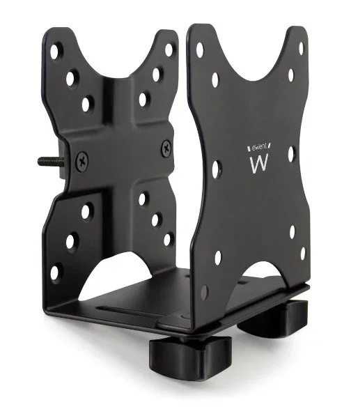Ewent EW1517 Soporte VESA para Mini PC/PC All-in-One - Capacidad 5 kg - Interfaces Montaje 50x50, 75x75, 100x100 mm - Negro