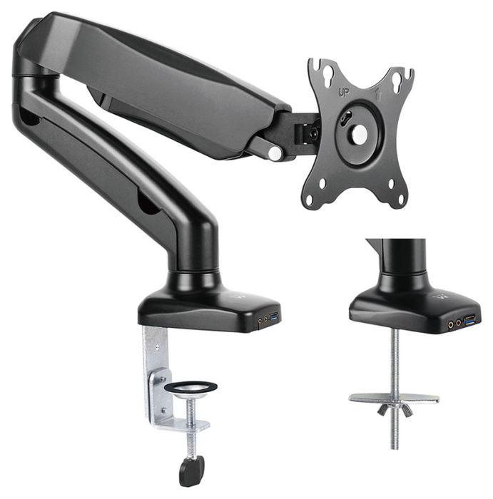 Ewent EW1515 Soporte de Escritorio con Resorte de Gas para Monitor hasta 34 pulgadas Ewent EW1515 Soporte de Escritorio con Resorte de Gas para Monitor hasta 34 pulgadas