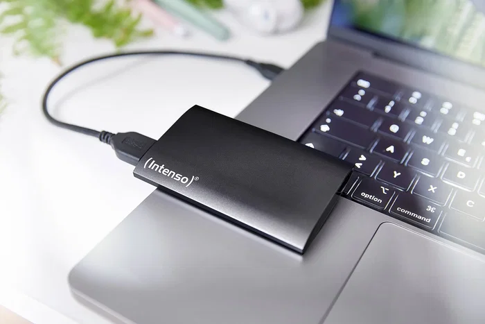 Intenso 3823450 Disco Duro SSD Externo 500 GB, 1.8", USB Tipo-A 3.2 Gen 1, Lectura 500 MB/s, Antracita, Resistente a Golpes