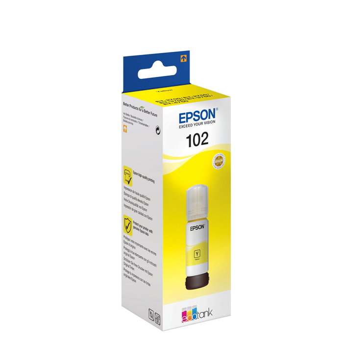 Epson Botella de Tinta 102 Amarillo para EcoTank (C13T03R440) 70 ml Epson Botella de Tinta 102 Amarillo para EcoTank (C13T03R440) 70 ml