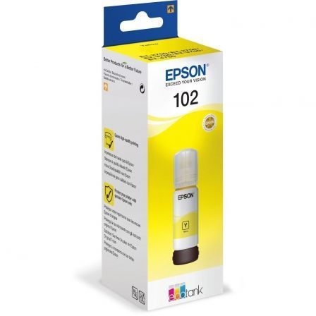 Epson Botella de Tinta 102 Amarillo para EcoTank (C13T03R440) 70 ml Epson Botella de Tinta 102 Amarillo para EcoTank (C13T03R440) 70 ml
