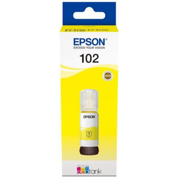 Epson Botella de Tinta 102 Amarillo para EcoTank (C13T03R440) 70 ml Epson Botella de Tinta 102 Amarillo para EcoTank (C13T03R440) 70 ml