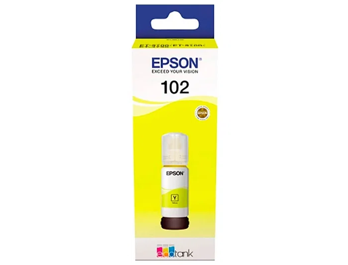 Epson Botella de Tinta 102 Amarillo para EcoTank (C13T03R440) 70 ml Epson Botella de Tinta 102 Amarillo para EcoTank (C13T03R440) 70 ml