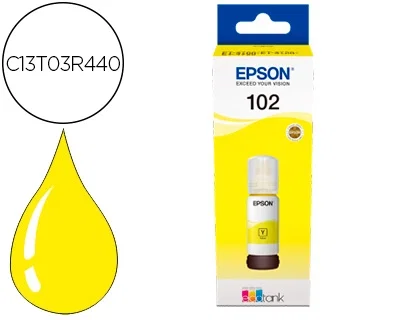 Epson Botella de Tinta 102 Amarillo para EcoTank (C13T03R440) 70 ml Epson Botella de Tinta 102 Amarillo para EcoTank (C13T03R440) 70 ml