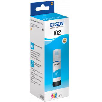 Epson Botella de Tinta 102 Cian C13T03R240 EcoTank 70 ml