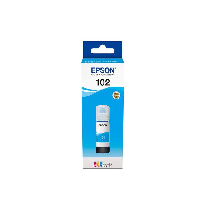 Epson Botella de Tinta 102 Cian C13T03R240 EcoTank 70 ml