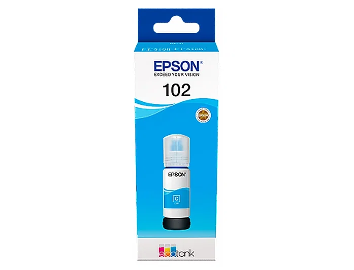 Epson Botella de Tinta 102 Cian C13T03R240 EcoTank 70 ml
