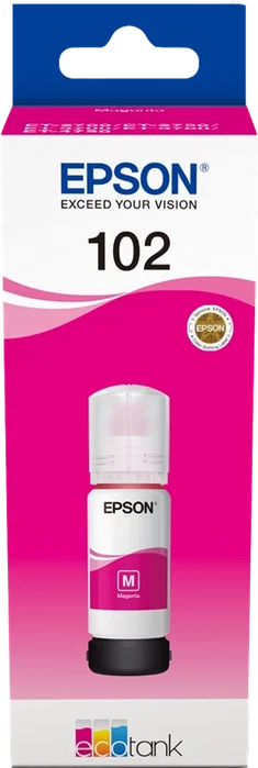 Epson Botella de Tinta 102 Magenta 70 ml para EcoTank ET-2700 ET-3750 ET-4750 Epson Botella de Tinta 102 Magenta 70 ml para EcoTank ET-2700 ET-3750 ET-4750