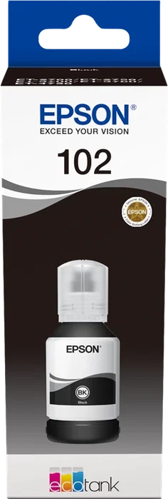 Epson Botella de Tinta 102 Negro 127 ml C13T03R140 Epson Botella de Tinta 102 Negro 127 ml C13T03R140