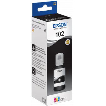 Epson Botella de Tinta 102 Negro 127 ml para EcoTank Epson Botella de Tinta 102 Negro 127 ml para EcoTank