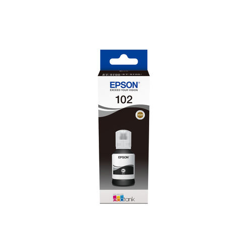 Epson Botella de Tinta 102 Negro 127 ml para EcoTank Epson Botella de Tinta 102 Negro 127 ml para EcoTank