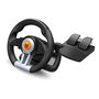 Krom Volante K-Wheel Gaming PC PS3 PS4 Xbox One con pedales y vibración