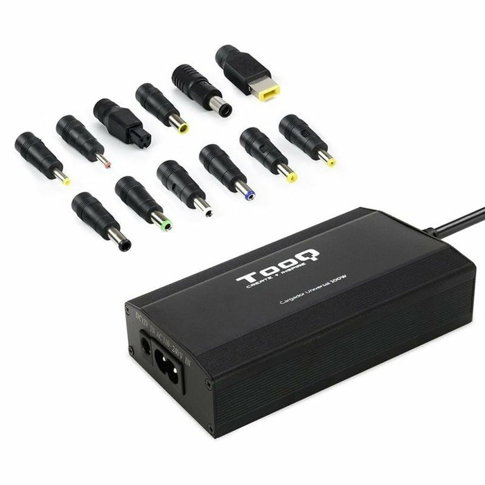 Tooq Cargador Universal para Portátil 100W TQLC-100BS01M Negro Tooq Cargador Universal para Portátil 100W TQLC-100BS01M Negro
