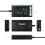 TooQ Cargador Manual Universal para Portátil TQLC-100BS01M, 100W, 12V-24V, 12 Conectores DC + USB 5V/1A, Incluye Adaptador para Coche