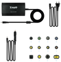 Tooq Cargador Universal para Portátil 100W TQLC-100BS01M Negro