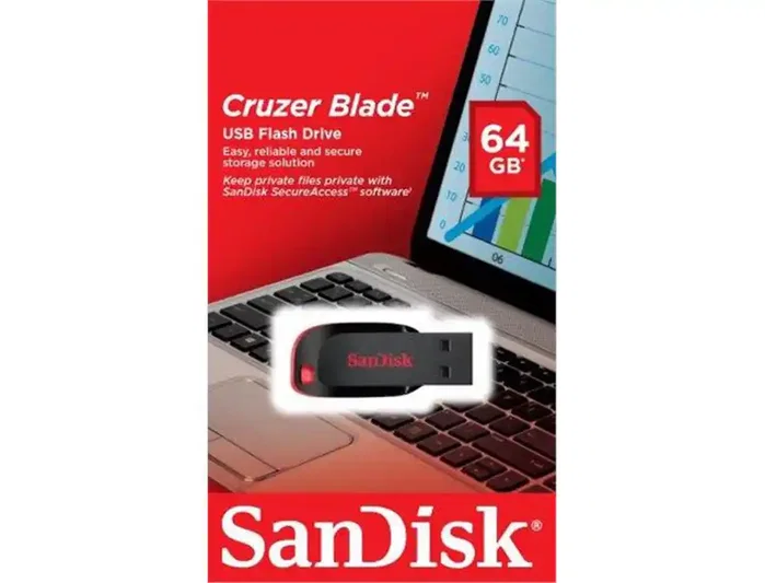 SanDisk Cruzer Blade 64 GB USB 2.0 Negro, Rojo SanDisk Cruzer Blade 64 GB USB 2.0 Negro, Rojo