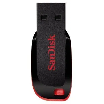 SanDisk Cruzer Blade 64GB USB 2.0 Tipo A Memoria USB - Negro, Rojo, Sin Tapa SanDisk Cruzer Blade 64GB USB 2.0 Tipo A Memoria USB - Negro, Rojo, Sin Tapa
