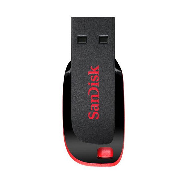 SanDisk Cruzer Blade 128 GB Negro, Rojo