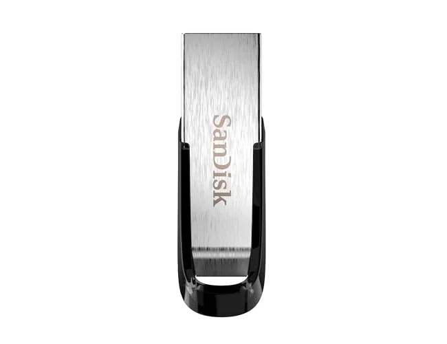 SanDisk Ultra Flair 64 GB USB 3.0 Negro, Plata