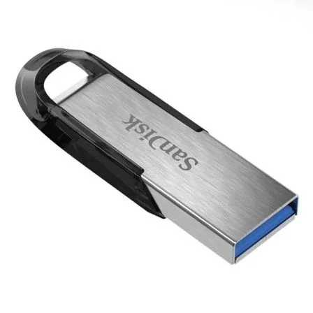 SanDisk Pendrive Ultra Flair 64GB USB 3.0 - Hasta 150 MB/s, Carcasa Metálica, Protección por Contraseña - SDCZ73-064G-G46