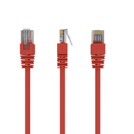GEMBIRD Patch Cord Cat.5e UTP 0,25m Rojo