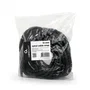 Gembird CM-WR1210-01 Organizador de Cables Manga Negra de Polietileno, Diámetro 12 mm, Longitud 10 metros para Orden