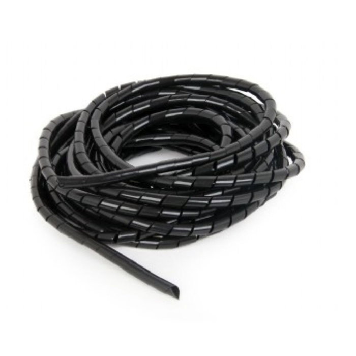 Gembird Organizador de Cables 10m 12mm Negro CM-WR1210-01