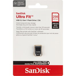 SanDisk Ultra Fit SDCZ430-256G-G46 256 GB Negro