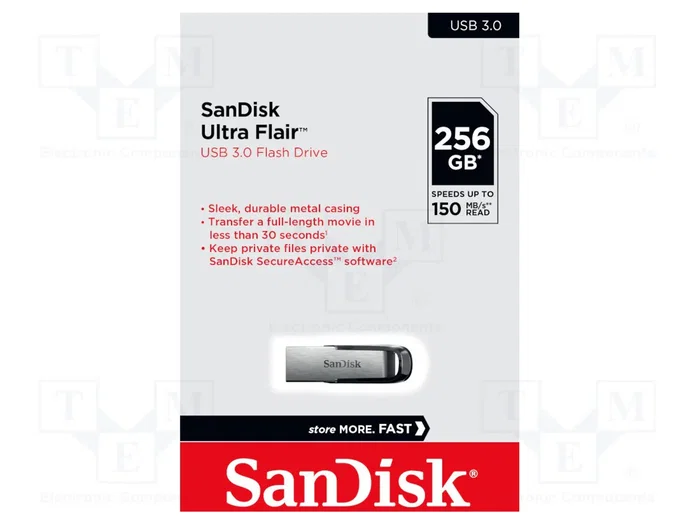 SanDisk Ultra Flair 256 GB USB 3.2 Gen 1 SanDisk Ultra Flair 256 GB USB 3.2 Gen 1