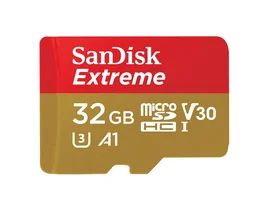 SanDisk Extreme 32 GB MicroSDHC UHS-I con Adaptador