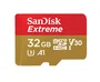 SanDisk Extreme 32GB microSDHC UHS-I Clase 10 con adaptador