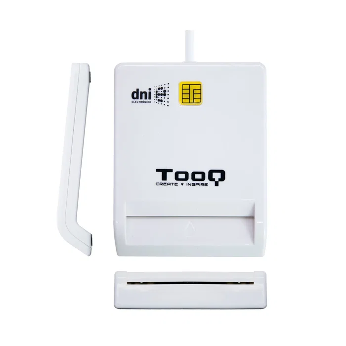 TOOQ TQR-210W Lector Tarjetas Externo USB 2.0 DNIe Blanco