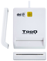 Tooq TQR-210W Lector de tarjetas DNIe Blanco