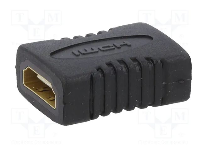 Gembird A-HDMI-FF Adaptador HDMI Hembra a Hembra Negro Gembird A-HDMI-FF Adaptador HDMI Hembra a Hembra Negro