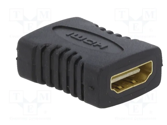 Gembird A-HDMI-FF Adaptador HDMI Hembra a Hembra Negro Gembird A-HDMI-FF Adaptador HDMI Hembra a Hembra Negro