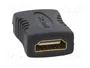 Gembird A-HDMI-FF Adaptador HDMI Hembra a Hembra Negro