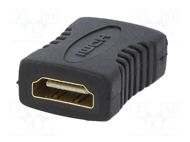 Gembird A-HDMI-FF Adaptador HDMI Hembra a Hembra Negro Gembird A-HDMI-FF Adaptador HDMI Hembra a Hembra Negro