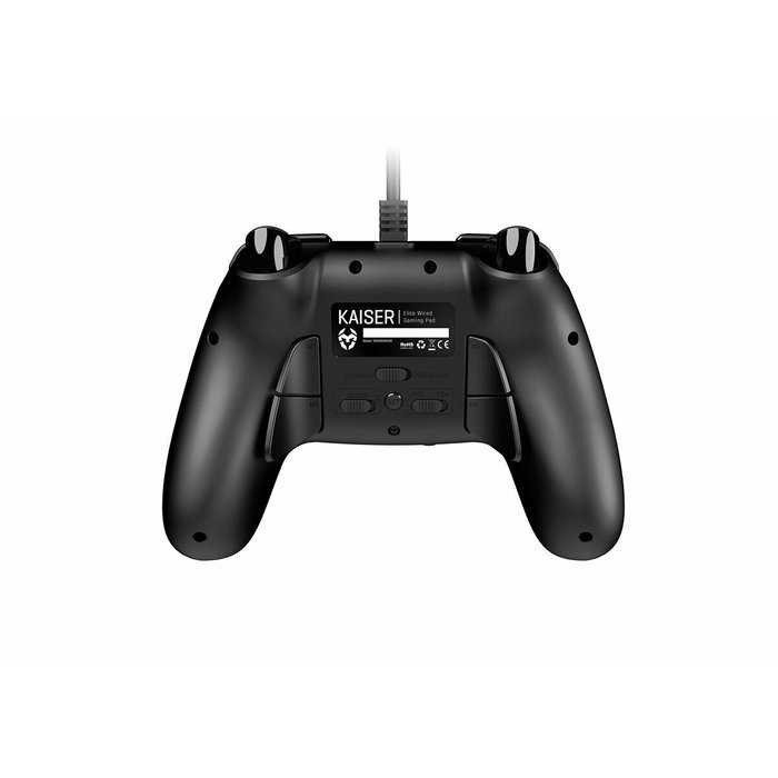Krom Kaiser Gamepad Negro con 12 Botones y Palancas Configurables