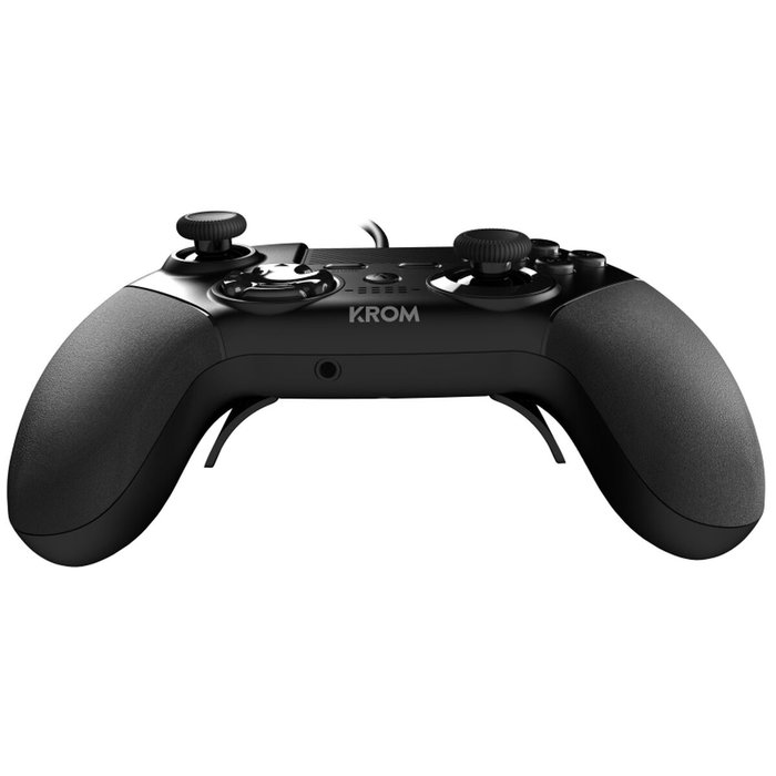 Krom Kaiser Gamepad Negro con 12 Botones y Palancas Configurables