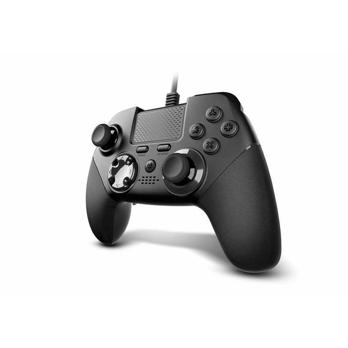 Krom Kaiser Gamepad Negro con 12 Botones y Palancas Configurables