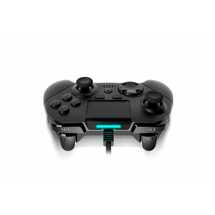 Krom Kaiser Gamepad Negro con 12 Botones y Palancas Configurables