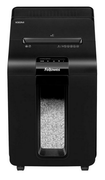 Fellowes AutoMax 100M Destructora de Papel Microcorte Negra