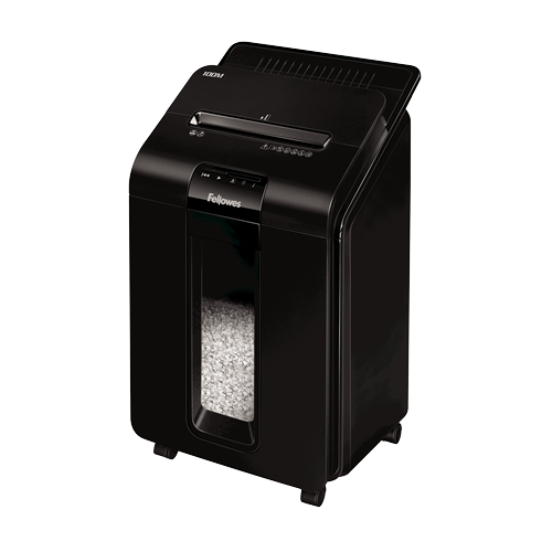 Fellowes AutoMax 100M Destructora de Papel Microcorte Negra