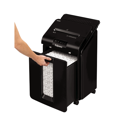 Fellowes AutoMax 100M Destructora de Papel Microcorte Negra