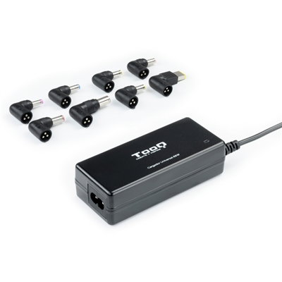 TooQ Cargador Universal 65W con 8 Conectores y USB TQLC-65BS02AT TooQ Cargador Universal 65W con 8 Conectores y USB TQLC-65BS02AT