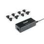 Tooq Cargador Universal 65W con 8 Conectores y USB TQLC-65BS02AT