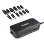 TooQ Cargador Universal Manual para Portátil 90W TQLC-90BS02M con 12 Conectores Intercambiables DC y Puerto USB 5V/1A para Dispositivos Móviles
