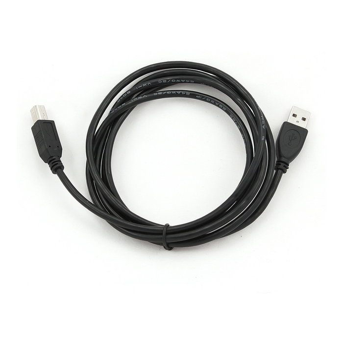 Gembird Cable USB 2.0 Tipo A a B para Impresora 1,82 m Negro